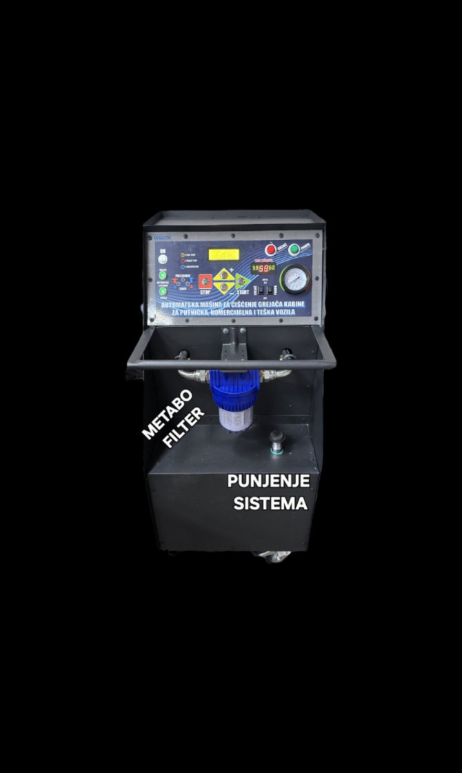 Masina za pranje malog hladnjaka na vozilu