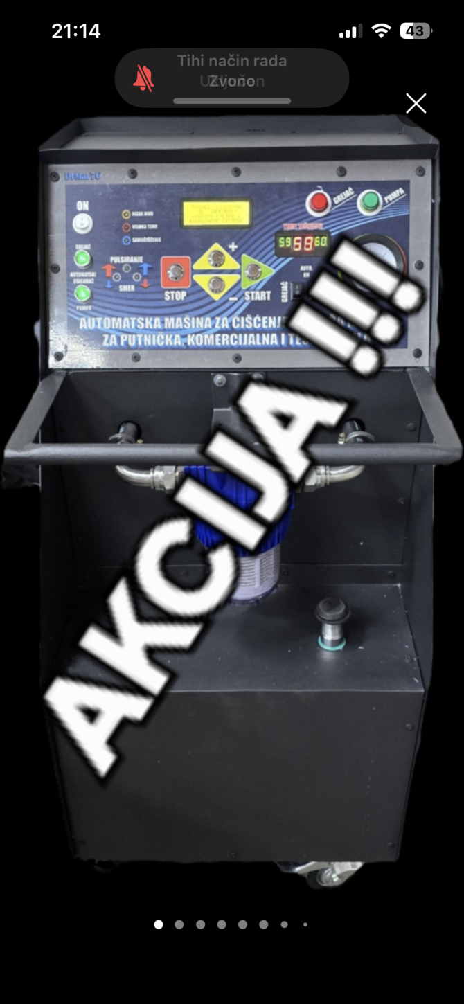 Masina za pranje malog hladnjaka na vozilu