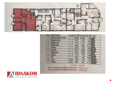 Na prodaju stan 79m2, Nova Varoš Banja Luka