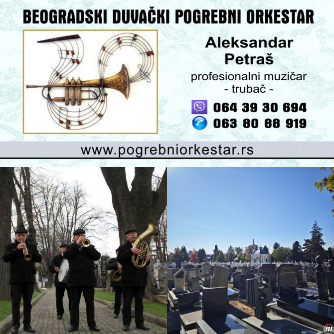 Muzika trubači pogrebni orkestar pleh muzika za sahrane