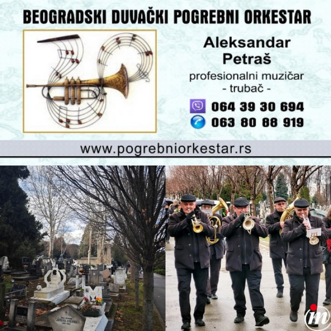 Zvanični pogrebni orkestar trubači muzika za sahranu