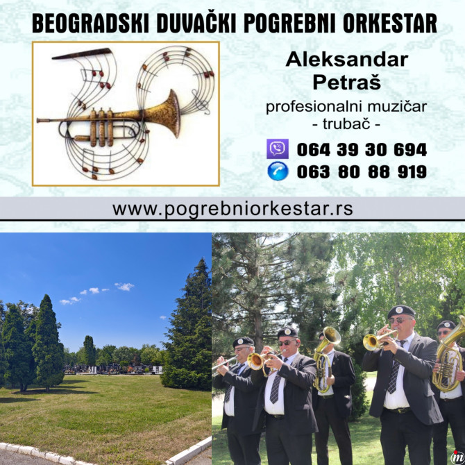 Muzika trubači pogrebni orkestar pleh muzika za sahrane