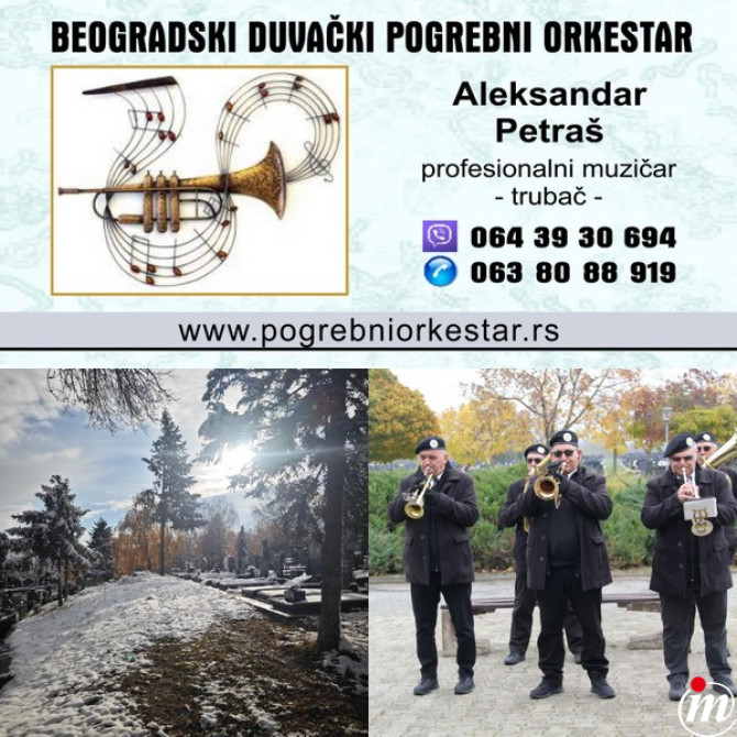 Muzika trubači pogrebni orkestar pleh muzika za sahrane