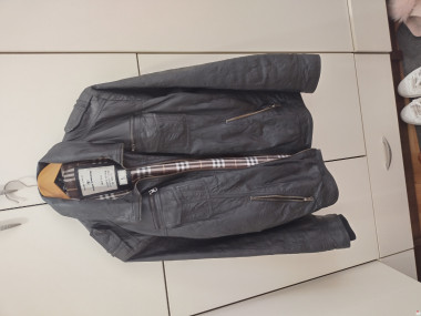 TOM TAILOR kozna jakna crna XL; ESPRIT plava proljetna Jakna L; GEOX jakna boje bez L