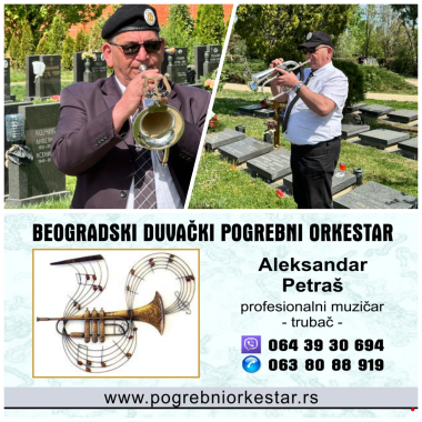 Solo truba, violina, harmonika, crkveni hor orkestar za sahrane pogrebe