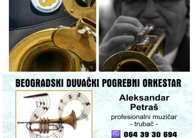 Solo truba, violina, harmonika, crkveni hor orkestar za sahrane pogrebe