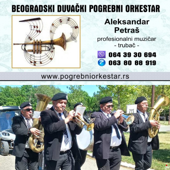 Zvanični pogrebni orkestar trubači muzika za sahranu