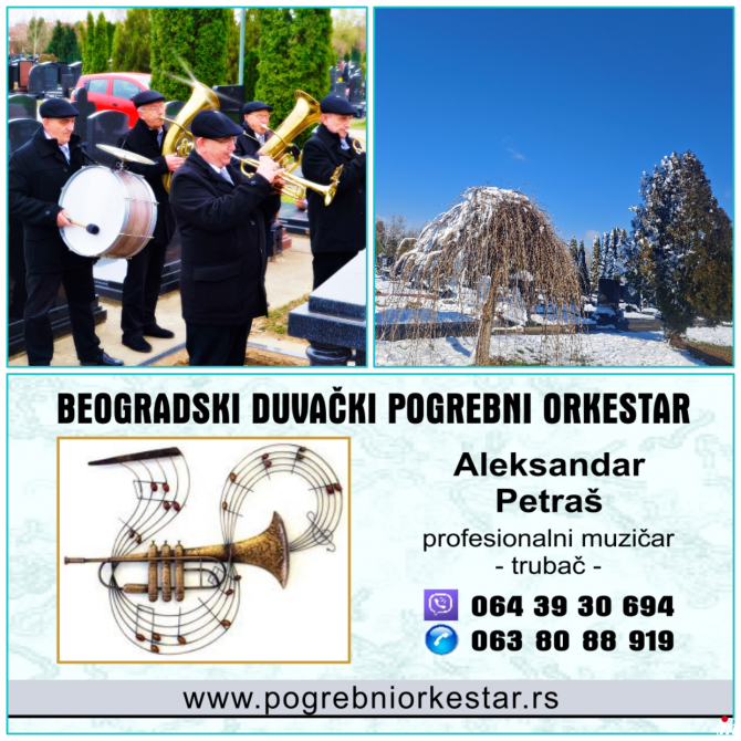 Muzika trubači pogrebni orkestar pleh muzika za sahrane