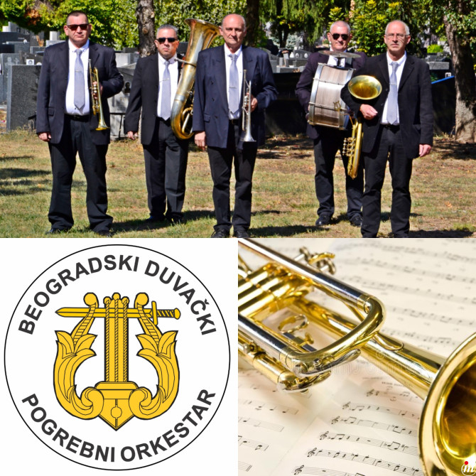 Pogrebni orkestar , bleh muzika, sahrane , trubači
