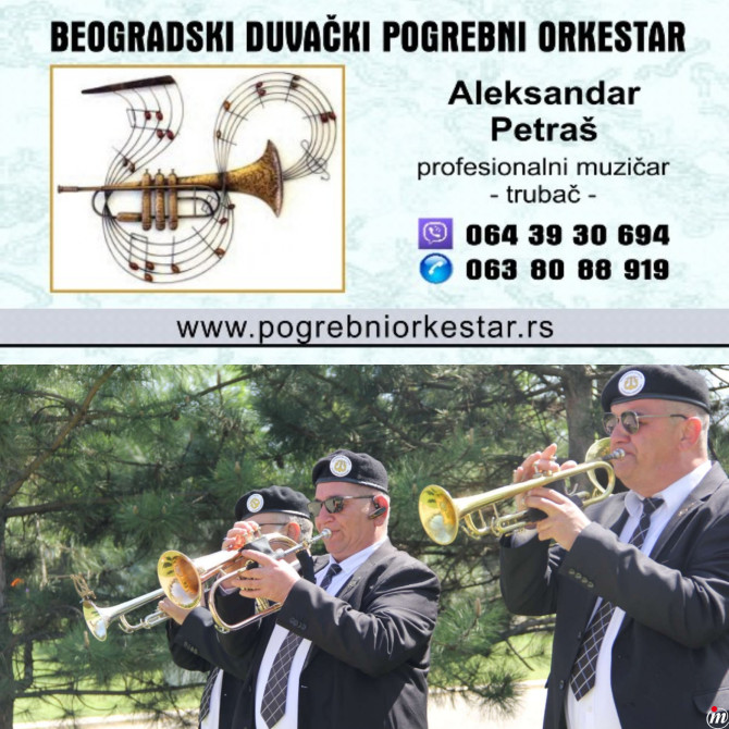 Zvanični pogrebni orkestar trubači muzika za sahranu